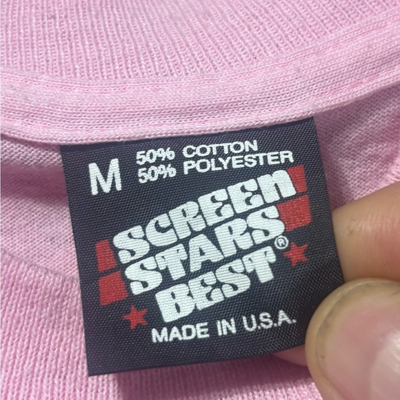 Vintage 90’s Southern California Tennis Association Single Stitch T-Shirt Pink M - Picture 3 of 7